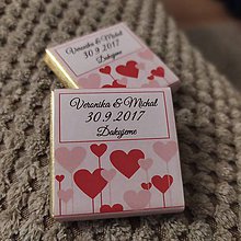 Darčeky pre svadobčanov - Svadobná čokoládka 5 - 11514904_