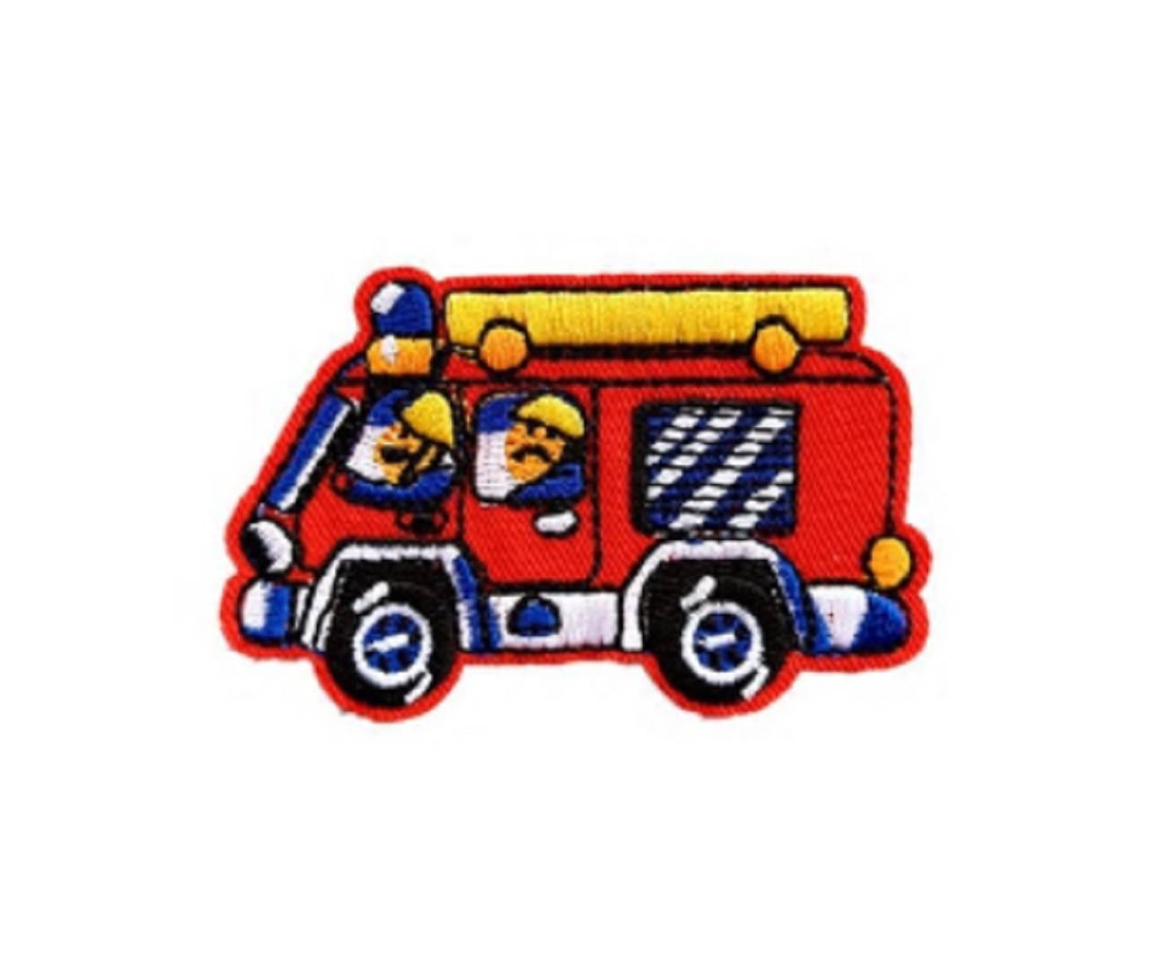 NZ104 Textilná nažehlovačka požiarnicke auto 7,1 x 4,5 cm