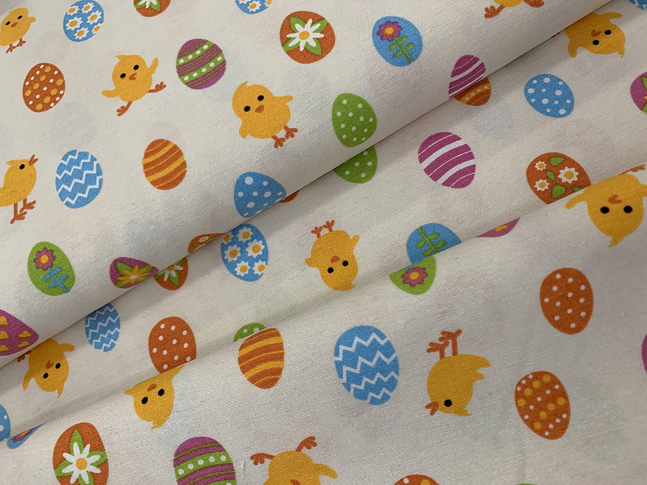 Bavlna dekor Taliansko/VEĽKÁ NOC