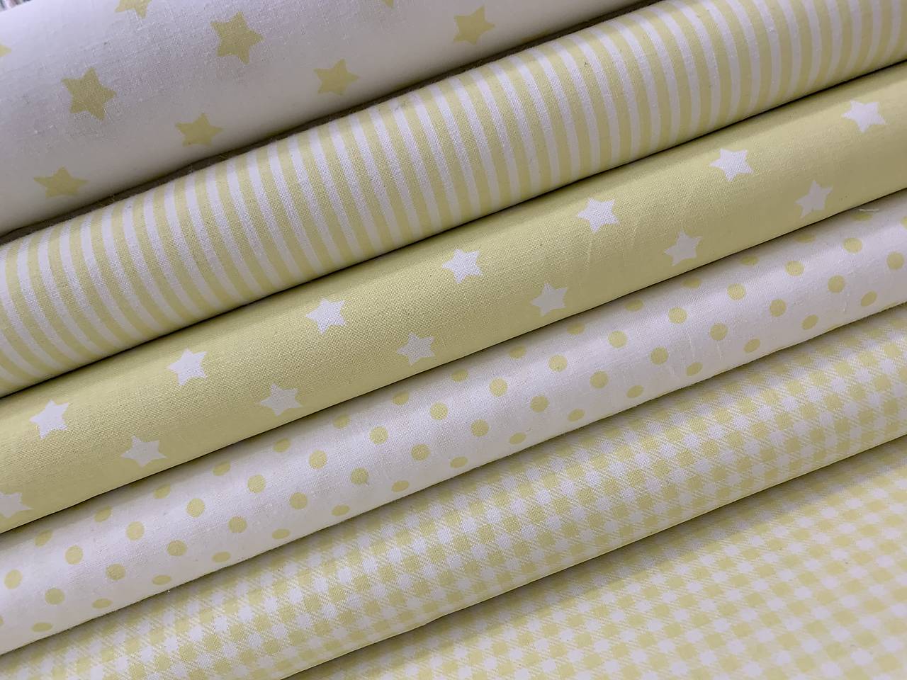 Bavlnené latky /jarná vanilková kolekcia 