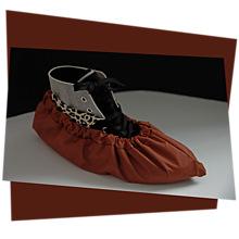 Ponožky, pančuchy, obuv - Návleky na topánky hnedé - 11525501_