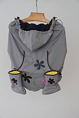 Detské oblečenie - set softshellová kapsa + topánočky M - 11530073_