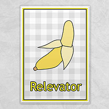 Príbory, varešky, pomôcky - Detský minimalizmus - linajkové podložky do zošita ovocné (banán) - 11526894_
