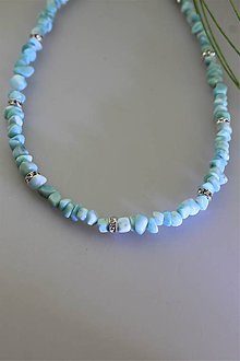 Náhrdelníky - larimar náhrdelník - nádherný larimar AA kvalita - 11532922_