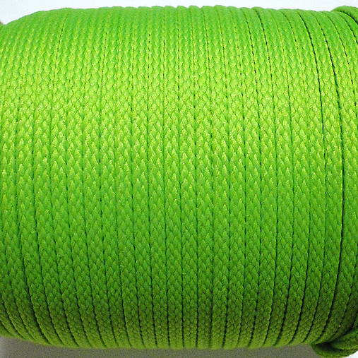 Šnúra PES 2mm-1m (zelená neon)