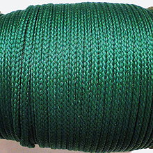 Galantéria - Šnúra PES 2mm-1m (zelená) - 11537418_