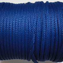 Galantéria - Šnúra PES 2mm-1m (modrá kráľovská) - 11537419_