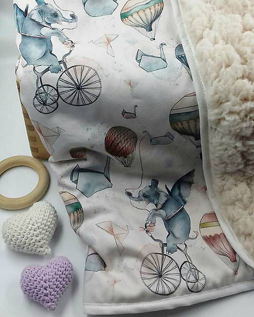 Detský textil - deka " sloník " - 11537707_