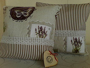 Úžitkový textil - Vankúš levanduľa - 11539172_