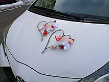 Dekorácie - FOLK svadobná výzdoba auta - 11538658_