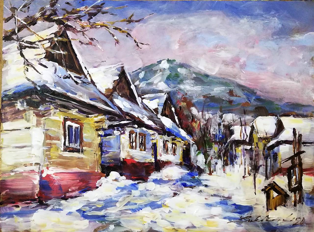 Vlkolínec v zime 2020