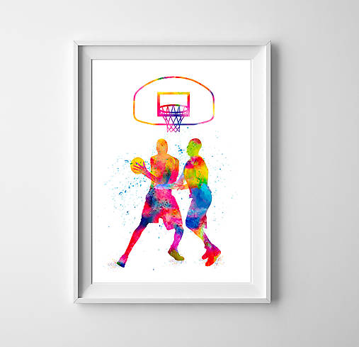 - Hráči basketbalu II (40 x 50 cm) - 11546650_