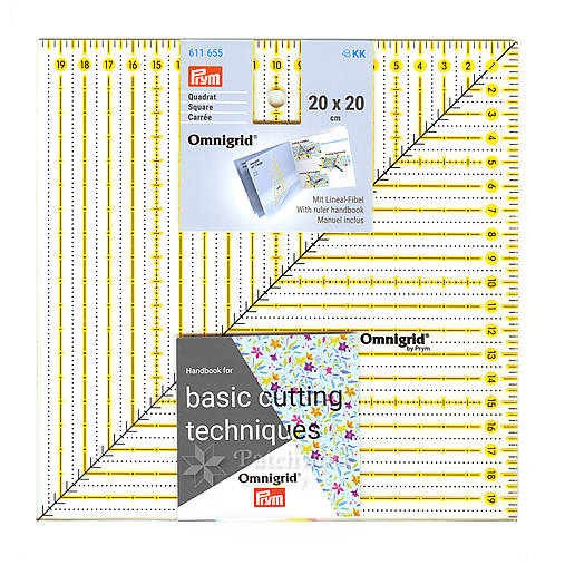 Pravítko na patchwork Omnigrid 20 x 20 cm (611 655)