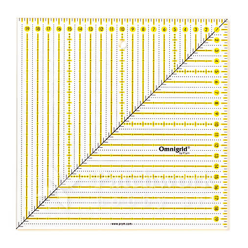 Pravítko na patchwork Omnigrid 20 x 20 cm (611 655)