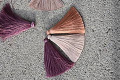 Polotovary - Strapec hodvábny "extra" violet, 1.50€/ks - 11545441_