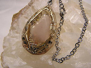 Náhrdelníky - Orgonit-náhrdelník hojivá láska - 11549829_