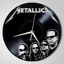 Hodiny - Metallica vol.2 - vinylové hodiny (vinyl clocks) - 11552574_