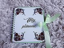 Papiernictvo - Plánovač  (Zelená) - 11553529_
