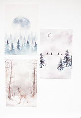 Papier - Transparentný set háročkov "nature" - 11551870_