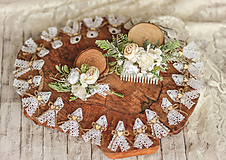 Svadobné pierka - Pierka pre hostí - biela romantika - 11559263_