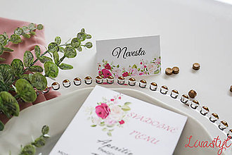 Papiernictvo - Kvetinové svadobné oznámenia - 11558239_