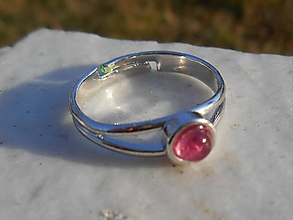 Prstene - magic turmalín-pink-rúžový turmalín - 11562006_
