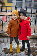 Detské oblečenie - Detská softshell bunda - red - 11560659_
