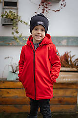 Detské oblečenie - Detská softshell bunda - red - 11560661_