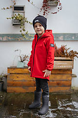 Detské oblečenie - Detská softshell bunda - red - 11560662_