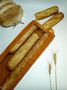 Úžitkový textil - Vrecúško na chlieb a pečivo - horčicové (Dlháň) - 11562315_