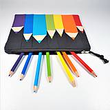 Taštička farebné ceruzky