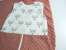 Detský textil - spací vak / minki  s nôžkami - 11565512_