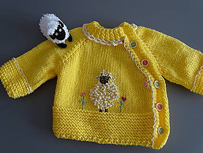 Detské oblečenie - Ovečka na žluté louce - 11569935_