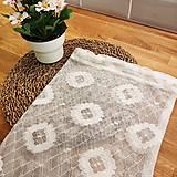 Úžitkový textil - Zero waste sada na nákup (Ružové ornamenty) - 11571813_