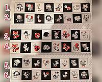 Hračky - Kontrastné pexeso čierno-biela - Zvieratka 8 párov - 16 ks - 11570281_