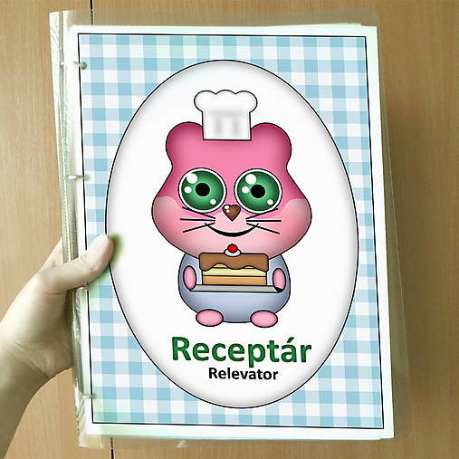 Papiernictvo - Roztomilé zverky - receptár (škrečok) - 11569342_
