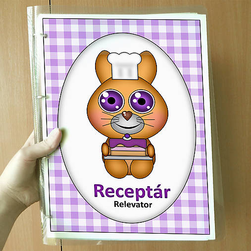 Papiernictvo - Roztomilé zverky - receptár (zajačik) - 11569344_