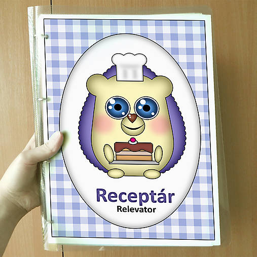 Papiernictvo - Roztomilé zverky - receptár (ježko) - 11569352_