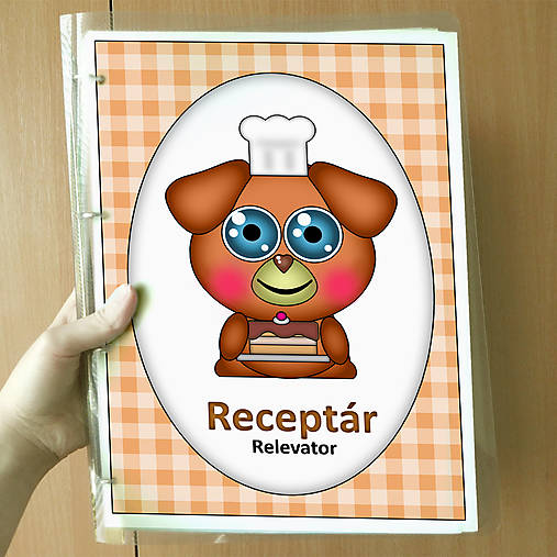 Papiernictvo - Roztomilé zverky - receptár (psíček) - 11569355_
