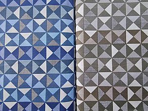 Textil - VLNIENKA DEKA a PRIKRÝVKA 100 % merino top super Origami Grey and Blue - 11575361_