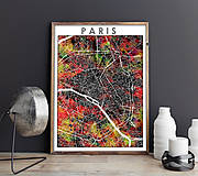 Grafika - Mapa Paríž - 11575251_