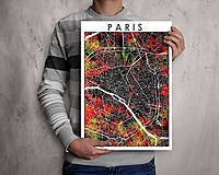 Grafika - Mapa Paríž - 11575252_