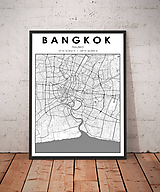 Mapa Bangkok