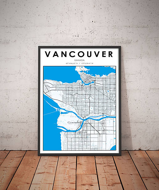 Mapa Vancouver
