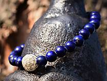 Náramky - Náramek Lapis lazuli - 11575890_