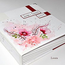Papiernictvo - Svadobný album Akvarel - 11579183_
