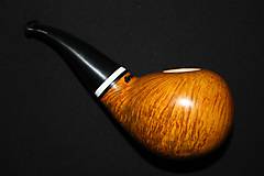 Pánske doplnky - Štýlová fajka z briárového dreva #1819 - 11577412_