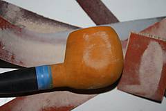 Pánske doplnky - Štýlová fajka z briárového dreva #1812 - 11577431_
