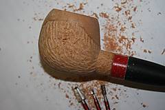 Pánske doplnky - Štýlová fajka z briárového dreva #1812 - 11577433_