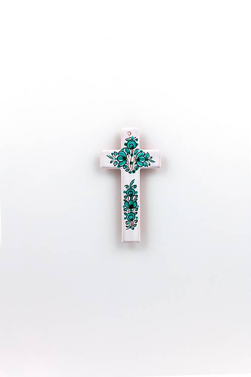  - Krížik (Zelený dekór) - 11581995_